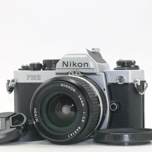 良品 Nikon New FM2 823万台後期 Ais Nikkor 24mm f2.8 SICバージョン 一眼レフフィルムカメラ 広角 単焦点 マニュアル オールドレンズ