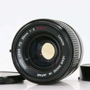 Concave!! レア Canon FD 35mm f2 S.S.C. SSC Ⅰ型 前群凹レンズ系 絞り16 ”O” 広角 オールド マニュアルレンズ