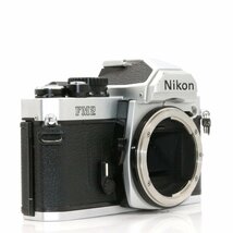 良品 Nikon New FM2 シルバー 867万台最後期生産 CE刻印あり 一眼レフフィルムカメラ_画像3