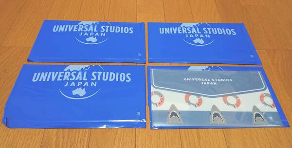 【新品・未使用】 非売品 UNIVERSAL STUDIOS JAPAN ジョーズ PPケース 4個セット