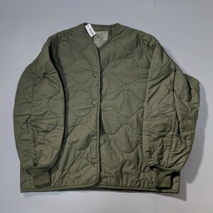 デッドストック! 00's U.S. ARMY キルティングジャケット ライナー ビンテージ Large Short ビンテージ 米軍実物 アメリカ軍 70s80s90s