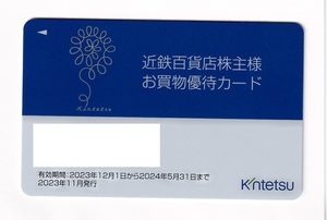 【最新】【即決有】近鉄百貨店 株主優待カード 300万円まで10%割引 優待クーポン券 2024年5月31日迄　女性名義　★ C