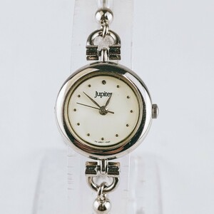ORIENT Jupiter オリエント ジュピター アクセサリー時計 腕時計 ブレス バングル　シルバー基調 白文字盤 3針 ヴィンテージ アンティーク