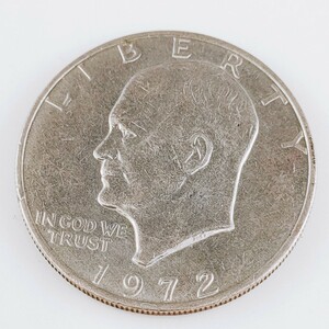 LIBERTY リバティコイン 1972 ONE DOLLAR ワンダラー USA アメリカ IN GOD WE TRUST コイン 硬貨 シルバー基調 ヴィンテージ レトロ