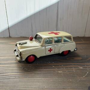 アサヒ玩具　救急車　ブリキ　AMBULANCE Asahi Toy 