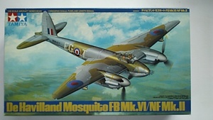 タミヤ　1/48　デ・ハビランドモスキートＦＢ Mk．Ⅳ／NF Mk．Ⅱ