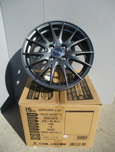 新品アルミホイール4本セット■15×5.5J+42 100-4H VELVA SPORTⅡ■アクアヤリスカローラヴィッツフィットスイフトマツダ2デミオキューブ s_画像1