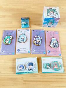 初音ミク 雪ミク ラバーチャーム しゅうまい君 フィギュア ストラップ 缶バッジ 3月8日ver SNOW MIKU KAITO カイト Hatsune Miku goods