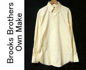 正規品 美品 希少 USA製 Brooks Brothers OWN MAKE ブルックスブラザーズ オウンメイク ストライプ 6ボタン BDシャツ ボタンダウン 長袖 S
