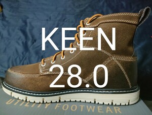 （ Y11）新品未使用 KEEN ブーツ SAN JOSE 6 SOFT サンノゼ シックス 28.0cm US10 ソフトトゥ メンズ ワークブーツ 色こげ茶