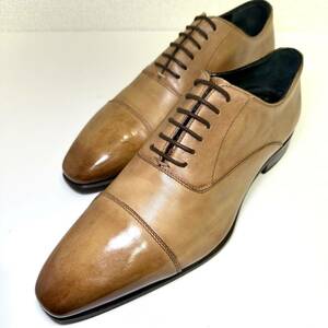  prompt decision / beautiful goods / reference regular price 40.700 jpy /ma gong s/madras/ men's / leather shoes / short shoes strut chip / business / casual / tea / Brown / gentleman shoes / commuting / Fiddle 