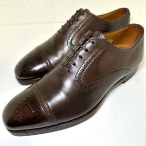  prompt decision / Edward Green 606 UK5 dark brown semi blow g business shoes EDWARD GREEN men's / leather shoes / original leather / casual / Britain shoes / gentleman 