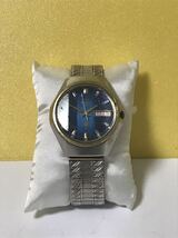 SEIKO セイコー QR 3863-7020 レア ヴィンテージ カットガラス デイデイト メンズ 腕時計_画像1