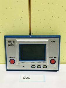 Nintendoニンテンドー 任天堂 GAME&WATCH ゲームウォッチ RC-04 FIRE ファイア 1980 当時物 固定送料価格 2000 日本製品