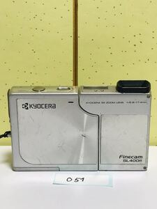 KYOCERA 京セラ Finecam SL400R コンパクト　デジタルカメラ 4.0 Mega pixels 固定送料価格 2000