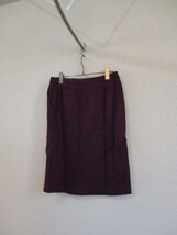 JAYROジャイロ紫膝丈タイトスカート（USEＤ）110218_画像3