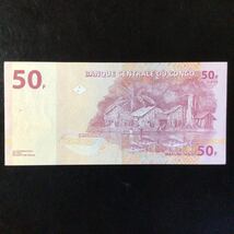World Paper Money CONGO DEMOCRATIC REPUBLIC 50 Francs【2013】〔HdM〕_画像2