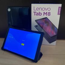 美品 Lenovo Tab M8 (3rd gen) 液晶保護フィルム ケース2種付き _画像1