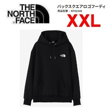 THE NORTH FACE ザノースフェイス バックスクエアロゴフーディ ブラック XXL　NT62348　パーカー　アウトドア　キャンプ_画像2