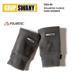 GRIP SWANY グリップスワニー ポーラテック フリースハンドウォーマー チャコール　GSA-95　手袋　アウトドア　キャンプ
