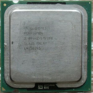 BIOS start-up verification settled LGA775 CPU:Intel PENTIUM4 2.80GHz/1M/800 SL7J5 MALAY L415B245( Intel Pentium ) ( postage 230 jpy ~)