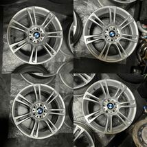 BMW F10 F11 5シリーズ Mスポーツ 純正ホイール 18インチ 8J＋30 9J＋44 PCD120 5穴 ハブ径約72.5ミリ スタッドレス用かサマータイヤ用に_画像2