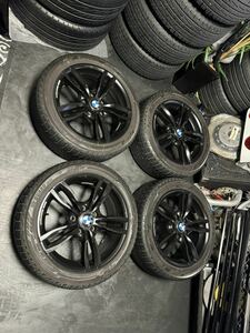 MAK LUFT ルフト マットブラック 17インチ 7.5J＋43 PCD120 5穴 iceGUARD IG60 225/45R17 2017年製 BMW 1シリーズ