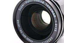 a985 PENTAX ペンタックス Super-Multi-Coated TAKUMAR 35mm f/2 マニュアルフォーカス M42マウント レンズ_画像3