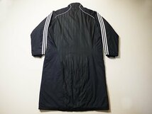 adidas　アディダス　FC東京　ベンチコート　正規品　中綿入り　サッカー　Jリーグ　パデッドコート　ライン入り　ベンチウォーマー_画像2