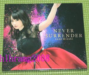 ●台湾版● 水樹奈々 NEVER SURRENDER CD 台湾限定生写真付