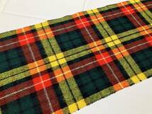 Begg of Ayr Made in Scotland ベグオブエア タータンチェック柄 マフラー 中古品 スコットランド製 _画像4