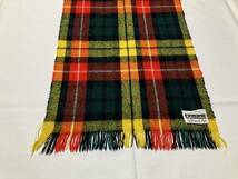 Begg of Ayr Made in Scotland ベグオブエア タータンチェック柄 マフラー 中古品 スコットランド製 _画像5