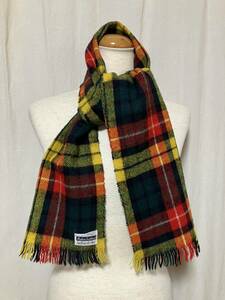 Begg of Ayr Made in Scotland ベグオブエア タータンチェック柄 マフラー 中古品 スコットランド製 