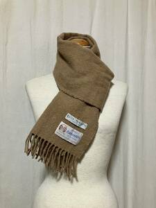 KEITA MARUYAMA Alexanders OF SCOTLAND Keita Maruyama arek Thunder muffler light brown series secondhand goods wool feather .. equipped 