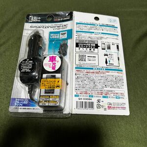 スマートフォンDC Charger QX-030BK MicroUSB WiFiルーター充電 チャージャー