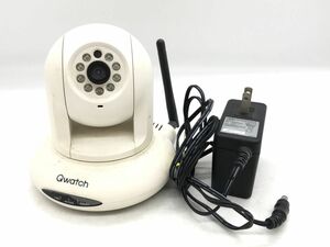 1104-025S⑦22382　防犯カメラ I-O DATA アイ・オー・データ機器 Qwatch TS-WPTCAM ネットワークカメラ 有線／無線LAN対応 アダプター付き