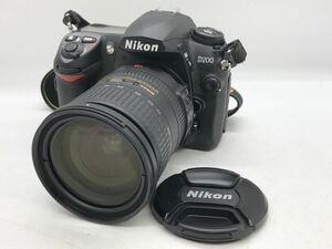 1201-030S⑥22439　デジタル一眼レフカメラ NIKON ニコン D200 レンズ AF-S NIKKOR 18-200mm 1:3.5-5.6 G ED