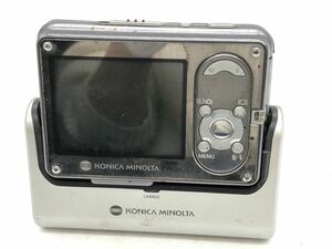 1104-026S⑳22194　コンパクトデジタルカメラ KONICA MINOLTA コニカミノルタ DiMAGE X1 充電スタンド(CA-1)付き 動作未確認