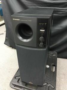 1103-245MK⑥22416 サブウーファー PIONEER パイオニア POWERED SUBWOOFER S-WO5-K / 傷有 音出し未確認 オーディオ スピーカー