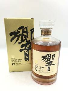 1120-011S⑨4523　お酒 ※愛知県限定発送※ 700ml 43% SUNTORY HIBIKI サントリー 響 17年 ウイスキー 箱付き 未開栓