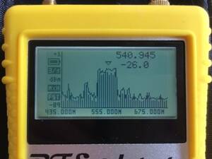 240-960MHz・2.4GHz スペアナ RF Explorer WSUB1G + RFEM2.4G（通称 ISM COMBO）パソコン接続連動可能