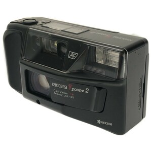 【完動品】KYOCERA T Scope2 Carl Zeiss T* F2.8 35mm 京セラ スコープ カールツァイス コンパクトフィルムカメラ 人気 動作確認済 C3849