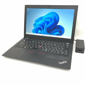 1円～ 1週間保証 Windows11 Lenovo ThinkPad A285 20MXS00P00 AMD Ryzen 5 PRO 2500U 8GB M.2SSD128GB 12.5インチ T009219