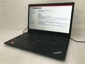 1円～【ジャンク】1週間保証 Blanco消去済 Lenovo ThinkPad E585 20KVS00A00 AMD Ryzen 5 2500U 8GB 15.6 T009312【訳あり】