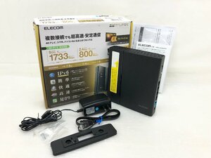 1円～ 未使用品 ELECOM 無線LANギガビットルーター WRC-2533GST2 T0010138