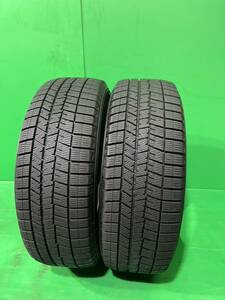 送料無料　　205/60R16 92Q ダンロップDUNLOP ウインターマックス03 WINTER MAXX03 スタッドレス 21年製　８分山　2本 B31