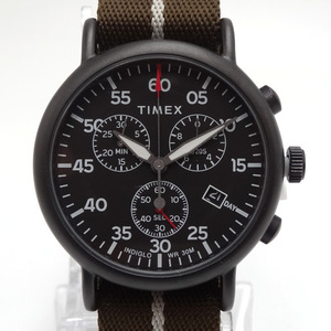 6700 TIMEX 腕時計 ウィークエンダー クロノグラフ NATOベルト ダークグリーン/ブラック