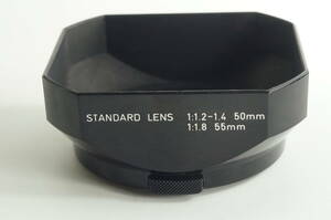RBGF05『送料無料 並品』PENTAX ペンタックス STANDARD LENS 1：1.2-1.4 50mm 1：1.8 55mm 角型レンズフード（52mm径）