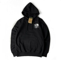 1円～!売切!【正規新品】THE NORTH FACE◆GRAPHIC INJECTION HOODIE パーカー スウェット US限定 バックプリント 裏起毛(M)黒 181130-30_画像3