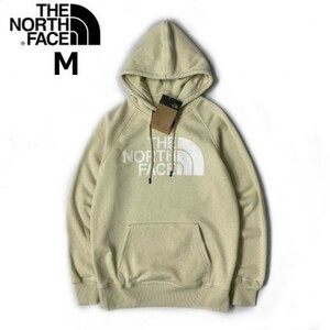 1円～!売切!【正規新品】THE NORTH FACE W NOV HALFDOME HOODIE パーカー US限定 裏起毛 立体ロゴ 登山 キャンプ(M)ベージュ 181130-30